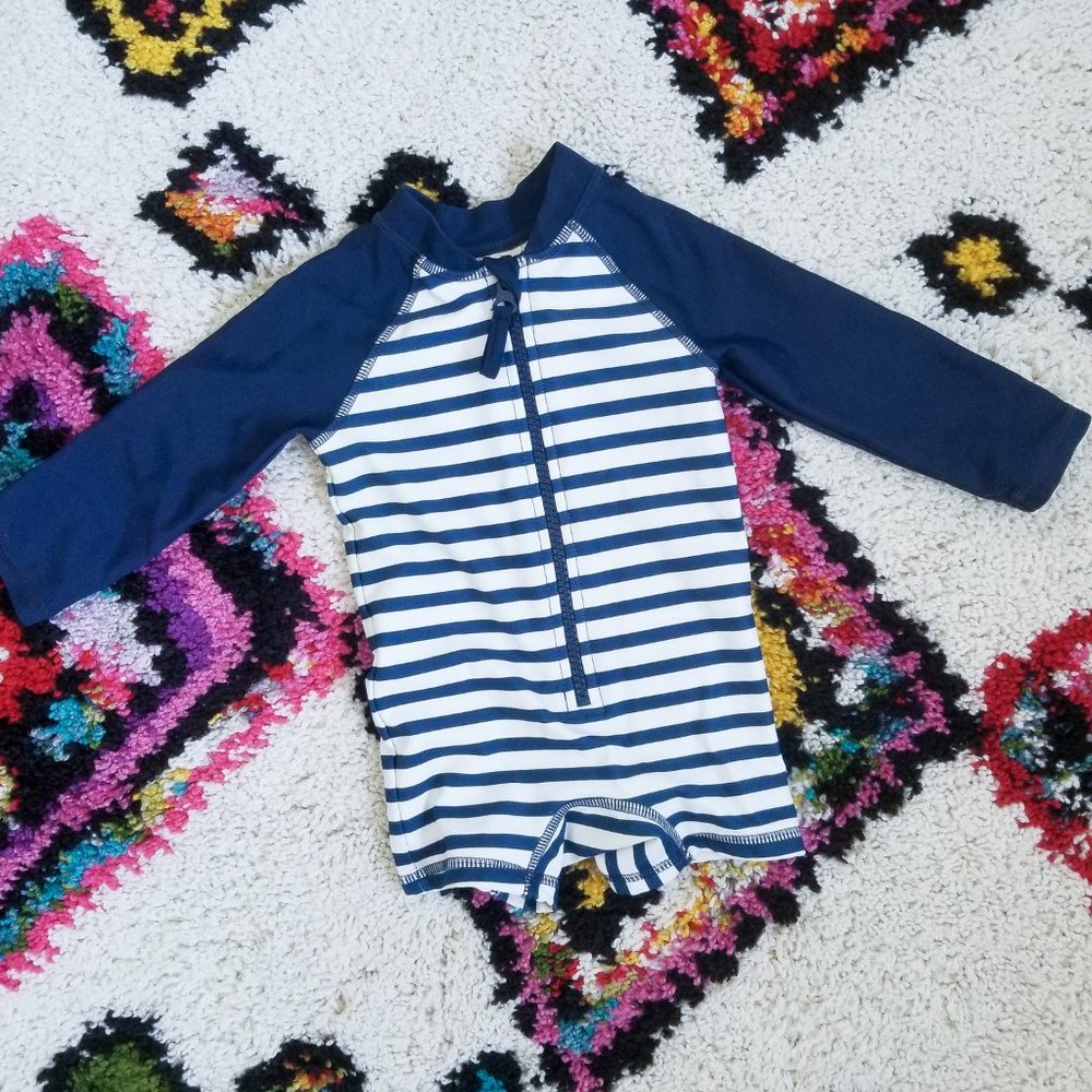 H&M striped rashguard